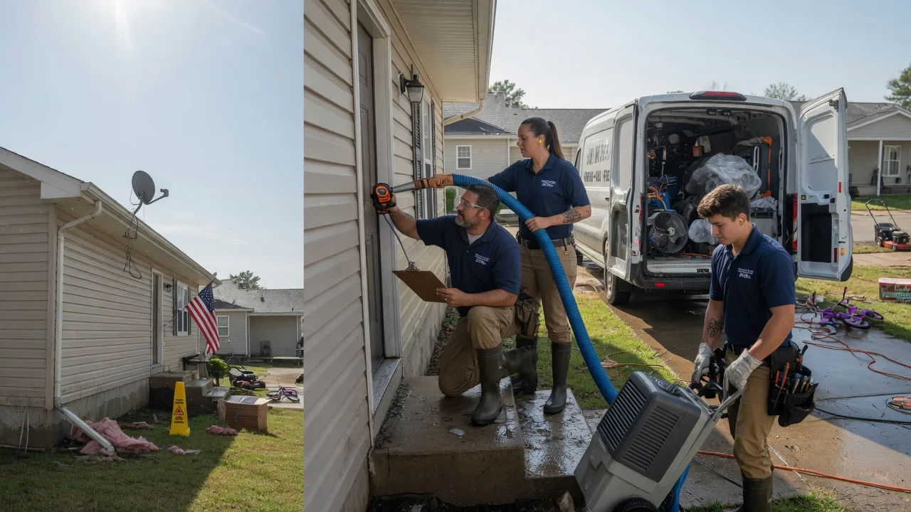 Ceiling Water Damage Restoration in Carson, MS near me
